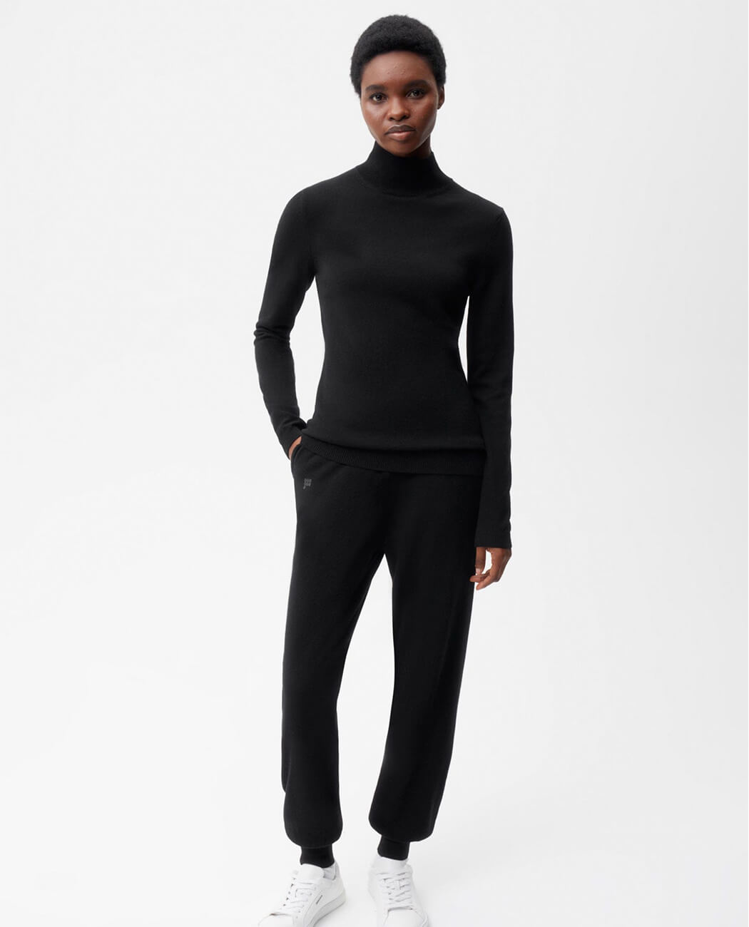 High Neck Long Sleeves Knit Jumper